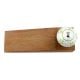 2 Pieces Lime Floral Crackle Ceramic Wooden Door Stopper